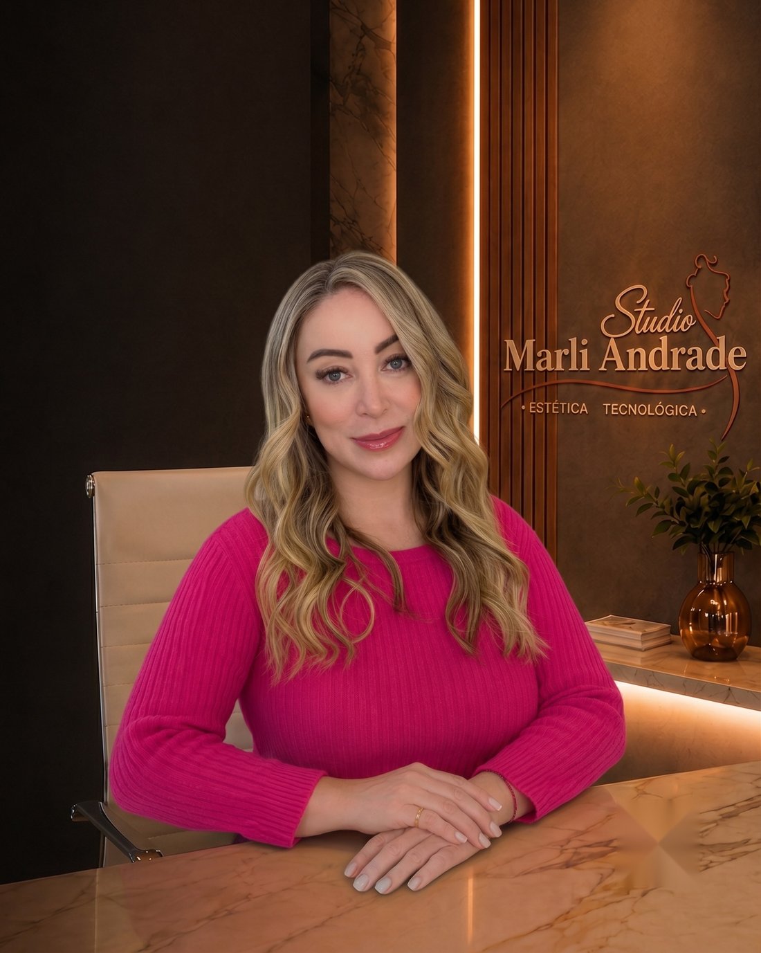 Marli Andrade, esteticista e cosmetóloga do Studio Marli Andrade